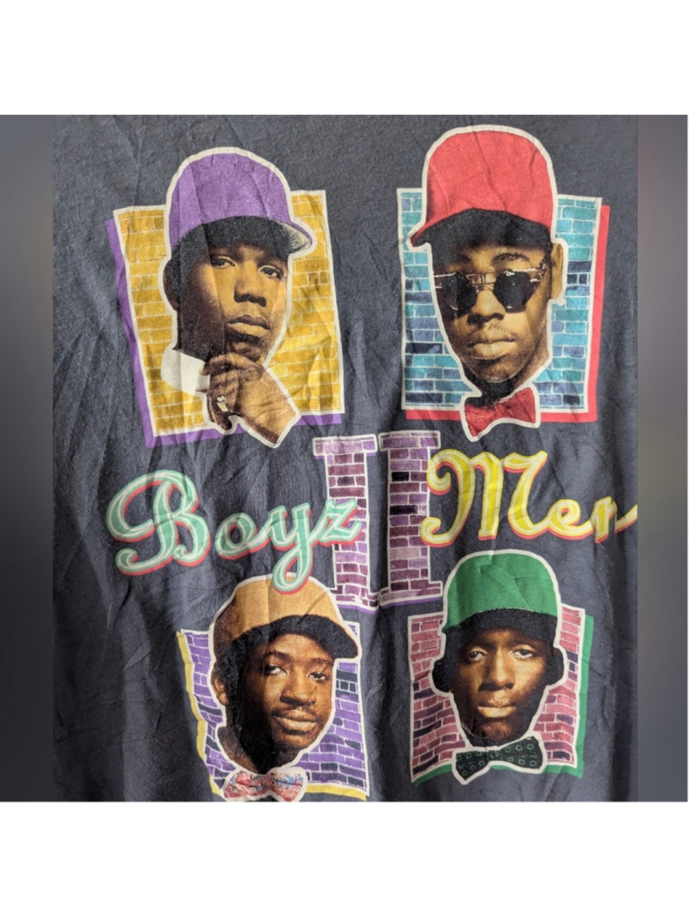 Old Navy Boyz II Men Retro Graphic Tee Unisex Size M - Picture 3 of 6